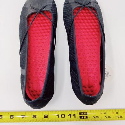 PRIVO PENNY BLACK SLIPPERS WOMEN'S SIZE 10