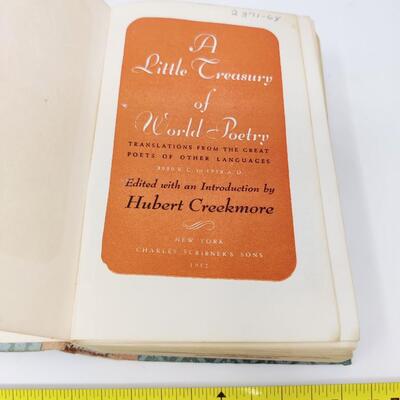 A LITTLE TREASURY OF WORLD POETRY