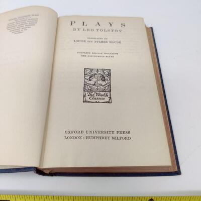 PLAYS BY LEO TOLSTOY