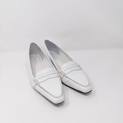 POLO SPORT RALPH LAUREN WHITE LEATHER SIZE 10