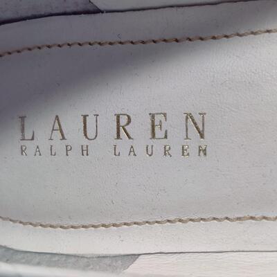 POLO SPORT RALPH LAUREN WHITE LEATHER SIZE 10