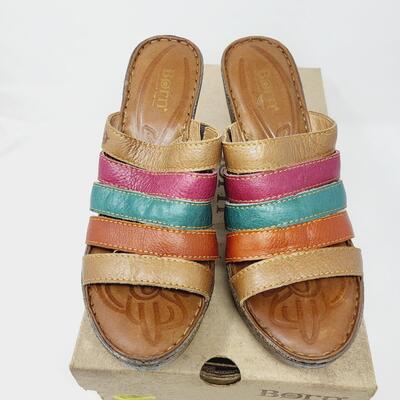 BORN SIZE 9 LUMI LEATHER UPPER SHOES