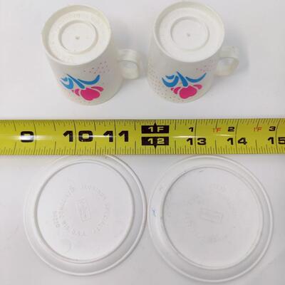 VINTAGE CHILTON TOYS CHILDREN'S TEA CUPS AND SAUCERS