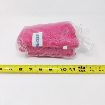 BRAND NEW PINK TURBIE TOWEL