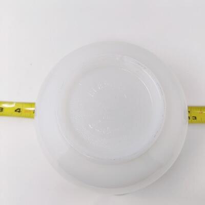 VINTAGE GLASBAKE MILKGLASS MIXING BOWL MADE FOR SUNBEAM