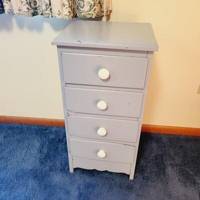 SMALL BLUE PAINTED DRESSER