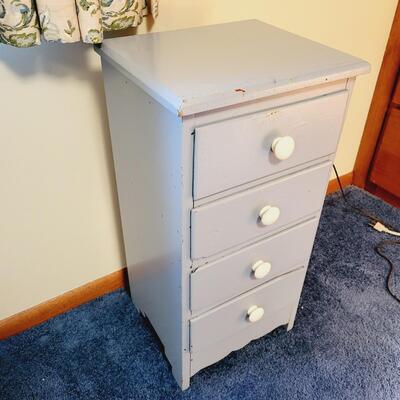 SMALL BLUE PAINTED DRESSER