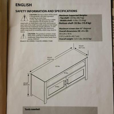 NICE MODERN OPEN TV STAND