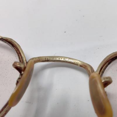 VINTAGE GLASSES 12K GOLD FILL W/ TOPEKA, KS CASE