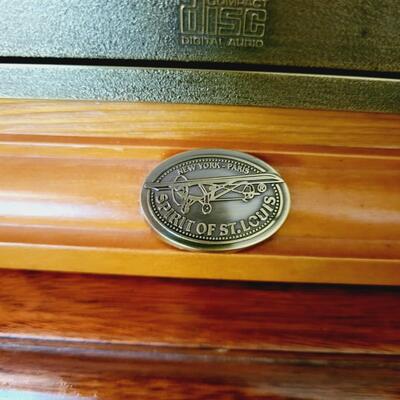 SPIRIT OF ST. LOUIS STEREO W/ AM/FM, CD & RECORD - WORKS!