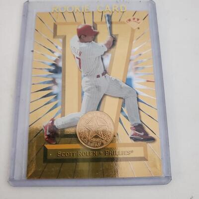 Scott Rolen 22 karat gold leaf cardTC