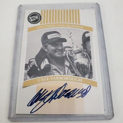 Carl Yarborough press pass signings