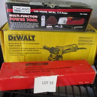 Tools-Dewalt Angle Grinder, Multi-function Power Tool, DuraPro Zip Start