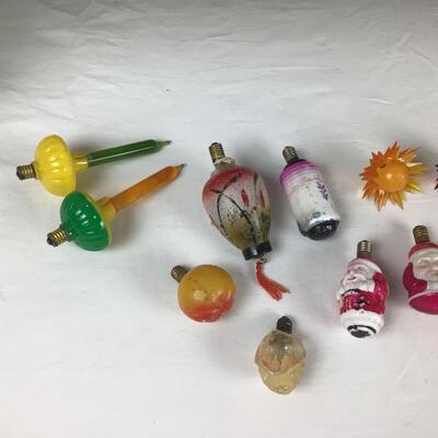 5449 Antique Christmas Bulbs and Paper Decor