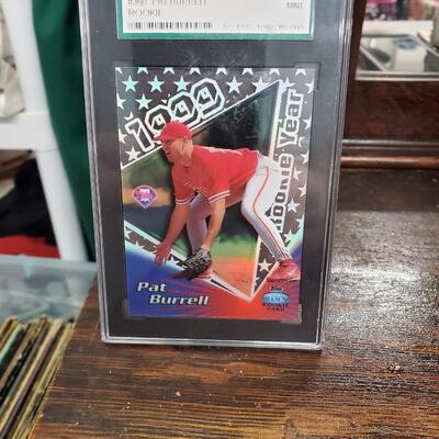 Pat Burrell 1999 topps sgc 96