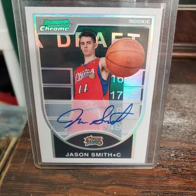 Jason Smith autograph topps chrome