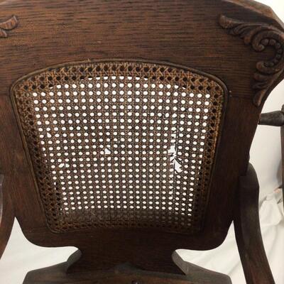 5450 Antique Victorian Childs High Chair/ Rocker