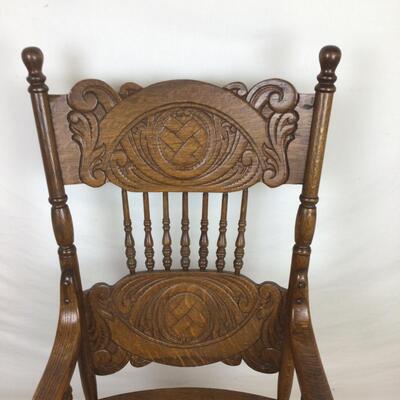 5451 Vintage Oak Ribbon Office Chair