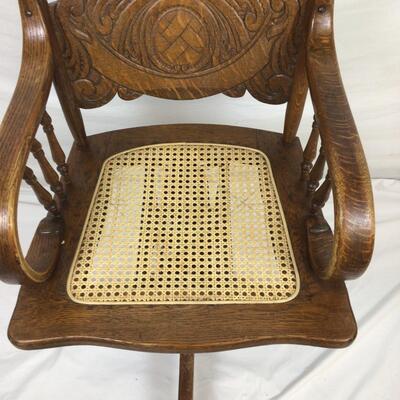 5451 Vintage Oak Ribbon Office Chair