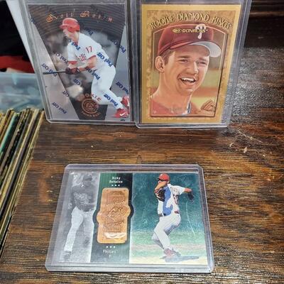 Lot of 3 baseball cards