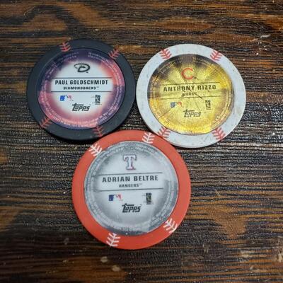 Lot of 3 baseball coins