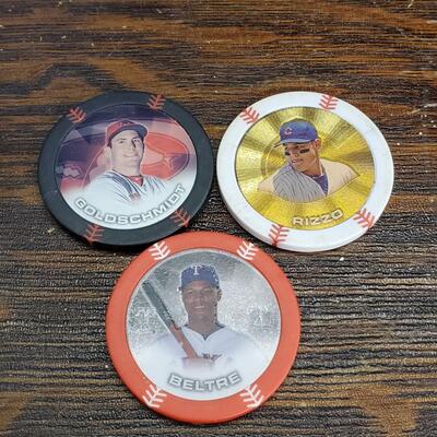 Lot of 3 baseball coins