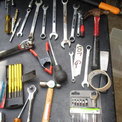 Assorted Tools-wrenches, hammers