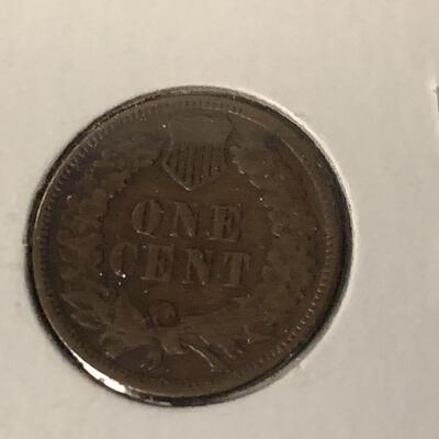 Two (2) 1907 Indian Head Pennies