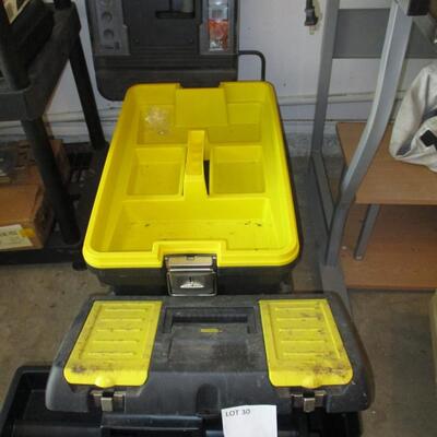 Stanley Storage Tool Box On Wheels/Handheld Tool box