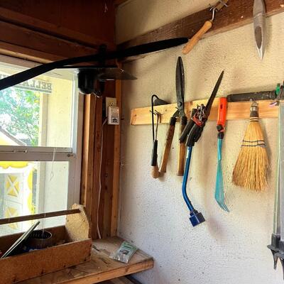 Contents of garden shed