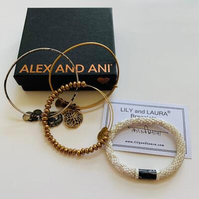 Lot 103R: Alex & Ann Bracelets Along w/Lily & Laura