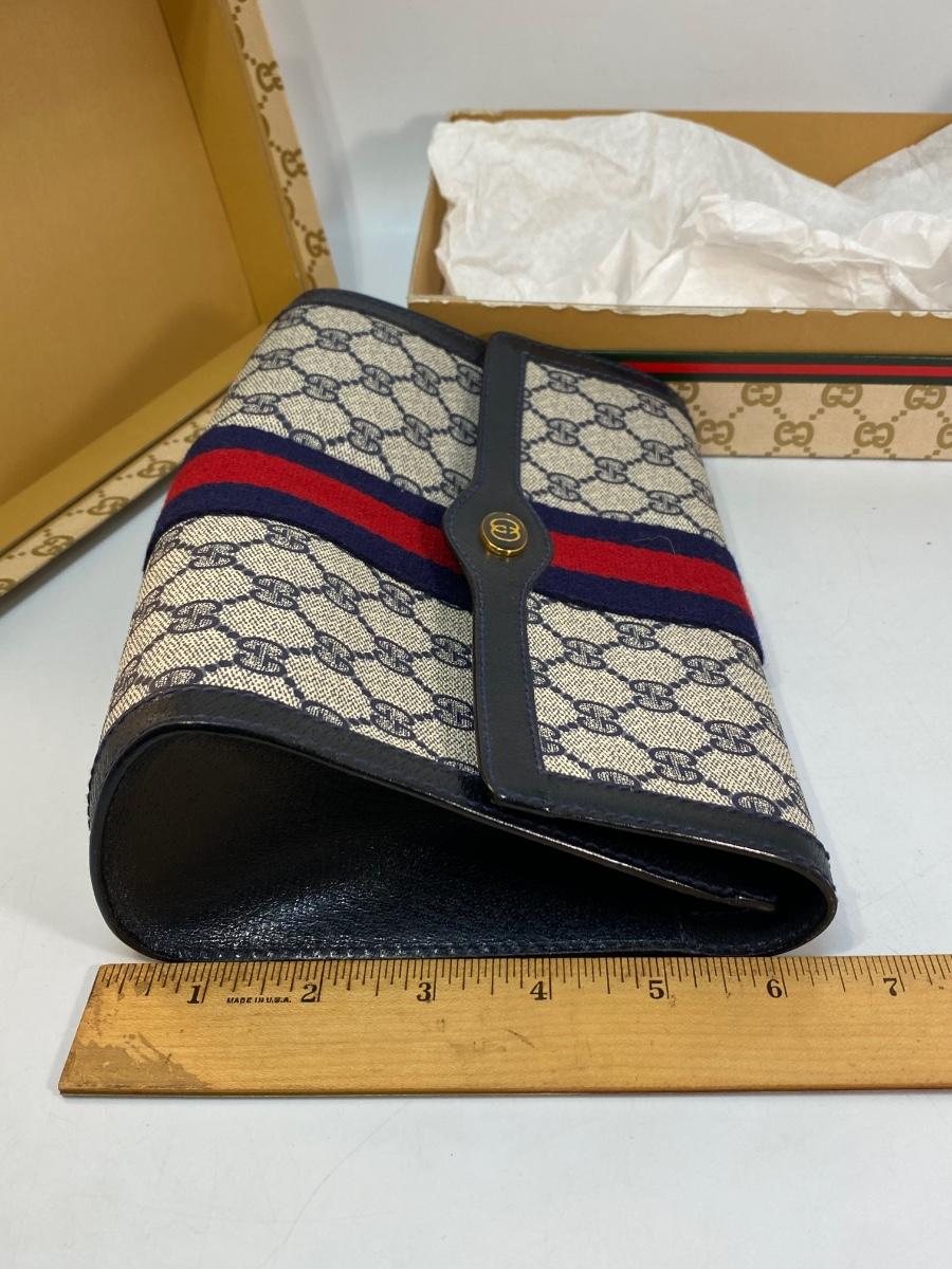 New Vintage Gucci  Anniversary Collection  Wallet Checkbook Purse