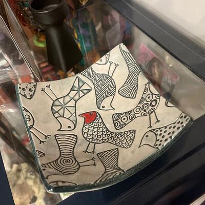 Behunin happy birds dish