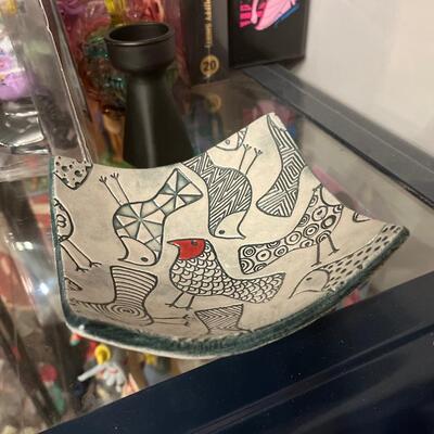 Behunin happy birds dish