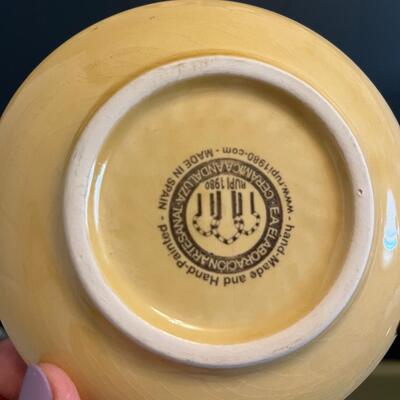 Vintage Spanish olive dish