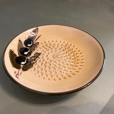 Vintage Spanish olive dish