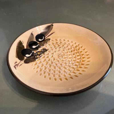 Vintage Spanish olive dish