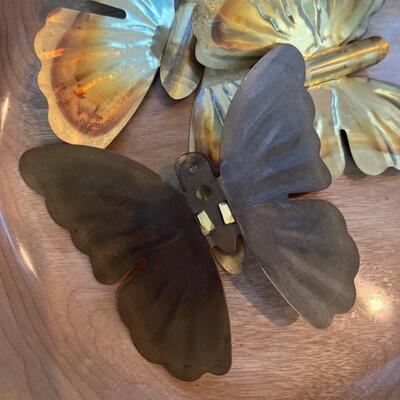 Brass butterflies