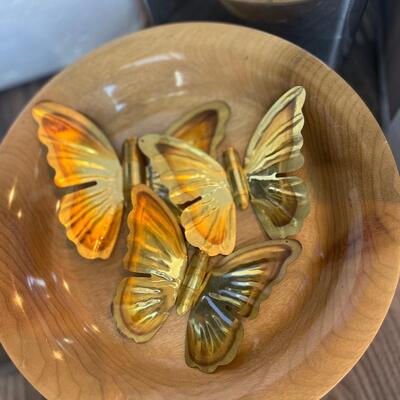 Brass butterflies