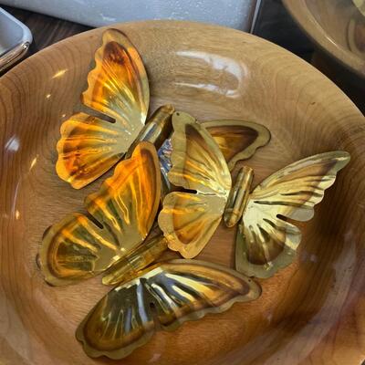 Brass butterflies