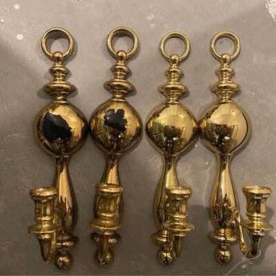 Vintage Syroco candle holders-4