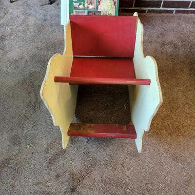 Vintage Rocking Horse Toy Chair 18