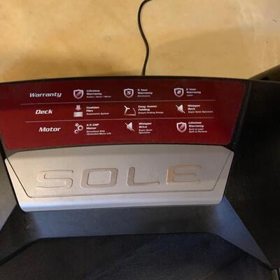 Lot 600R: Sole F80 Treadmill