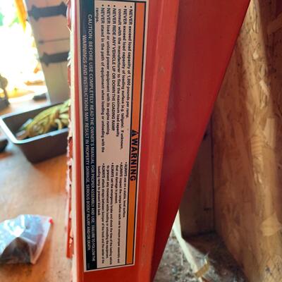 Lot 525R: Husqvarna 2000lb. Steel Loading Ramps