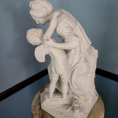 Pate de Limoges Venus & Cupid Made for Remington of Philadelphia