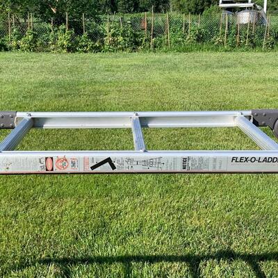 Lot 528R: Flex-O-Ladder II Multipurpose Aluminum Ladder