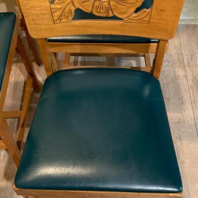 Lot 530R: Vintage Wooden Folding Chairs