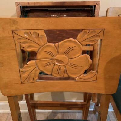 Lot 530R: Vintage Wooden Folding Chairs