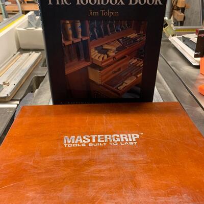 Lot  163RL Master  Grip Chisels &  The Toolbox Book