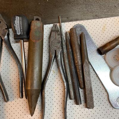 Lot 164: Misc. Tool Lot: Saws, Pliers & More